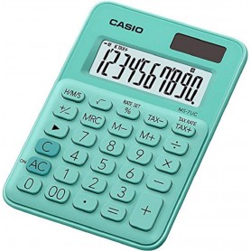 CASIO MS-7UC CALCOLATRICE VERDE CHIARO 