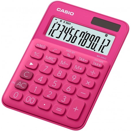CASIO MS-7UC CALCOLATRICE ROSA 