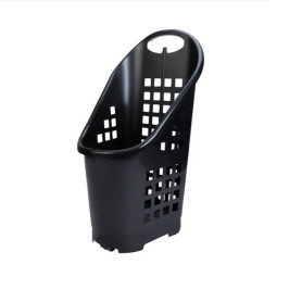 TROLLEY SPESA NERO 64 LT 