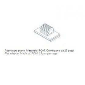 ADATTATORI PIANI NERO P25 