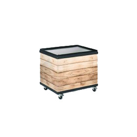 MODULO ESPOSITIVO ORTOFRUTTA EFF. LEGNO 615 X 815 X 845 CON PIEDINI 4 CM