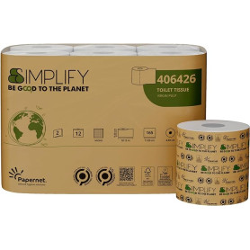 CARTA IGIENICA FASCETTATA 165 STR. 12X8 