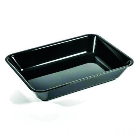 VASSOIO STONDATO 40X3X5 B3-PPMA NERO 