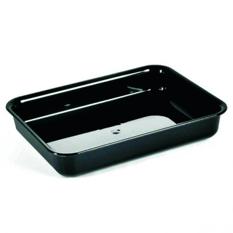 VASSOIO 29X22X3.5 STONDATO PPMA NERO 