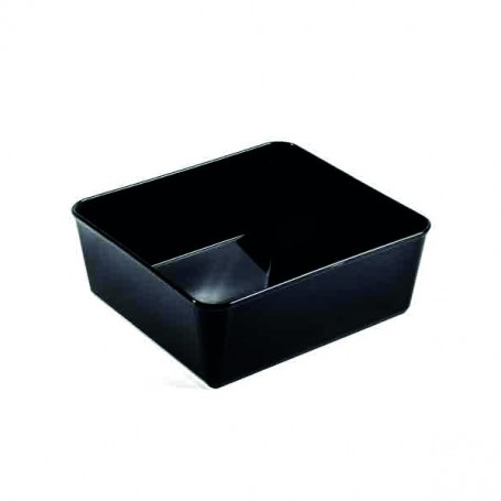 VASSOIO 24X22X3,5 A1 PPMA NERO 