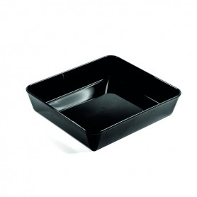 VASSOIO 36X24X3.5H A2 PPMA NERO 