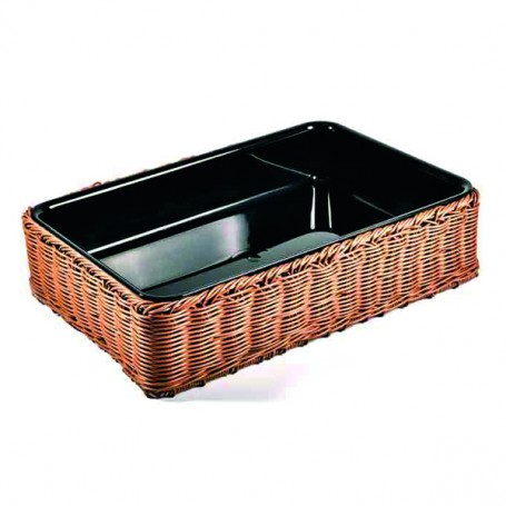 CESTO RETTANGOLARE A5 H85 NERO 