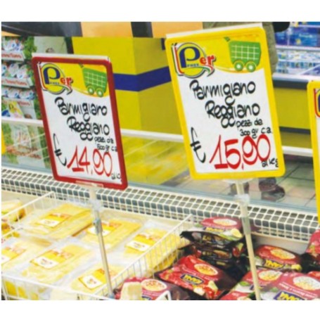 CORNICE A4 PLASTICA ROSSO 