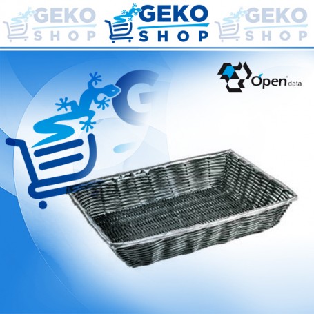 CESTO RETT. PPL BORDO ACCIAIO 450 X 300 X 100