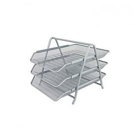 PORTA DOCUMENTI 5 RIPIANI NERO RETE 