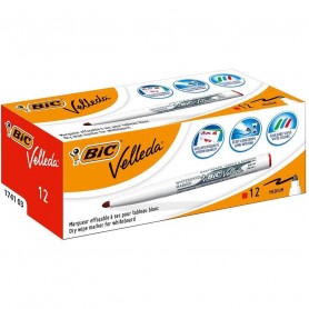 VELLEDA MARCATORE PER LAVAGNA ROSSO CF12 