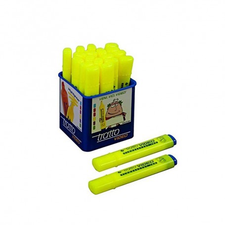 EVIDENZIATORE TRATTO VIDEO GIALLO CF.20 