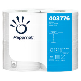PAPERNET CARTA IGIENICA 350 STRAPPI 2 VELI - 14 CONFEZIONI DA 4