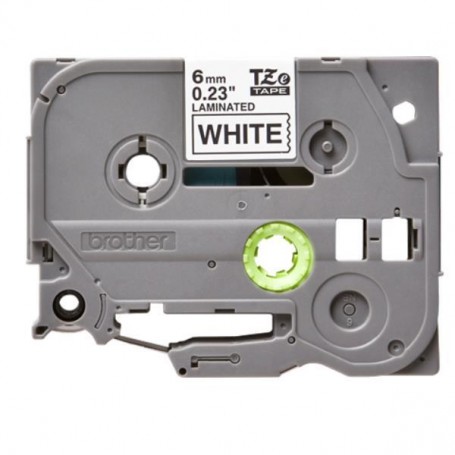 NASTRO BROTHER 6MM NERO SU BIANCO 