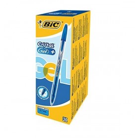 BIC CRISTAL GEL 0.7 BLU CF.20 