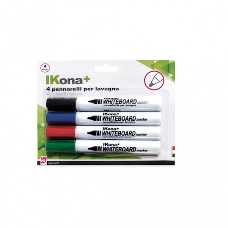 MARKER PER LAVAGNA BLISTER PZ. 4 COL 