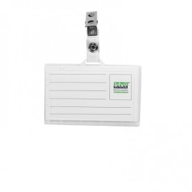 PORTABADGE SEMIRIGIDO 90X56 MM CF.50 