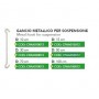 GANCIO METALLICO SOSPENSIONE H50 