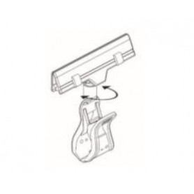 SNODO C/PORTA MESSAGGI E PINZA NERO CF25 