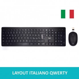 TASTIERA + MOUSE WIRELESS LAYOUT ITALIA 
