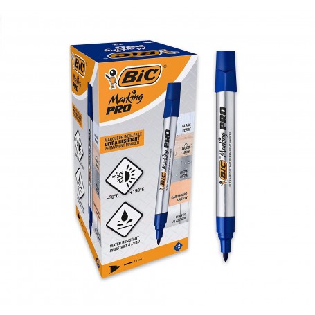 BIC MARKIN PRO BLU CF.12 