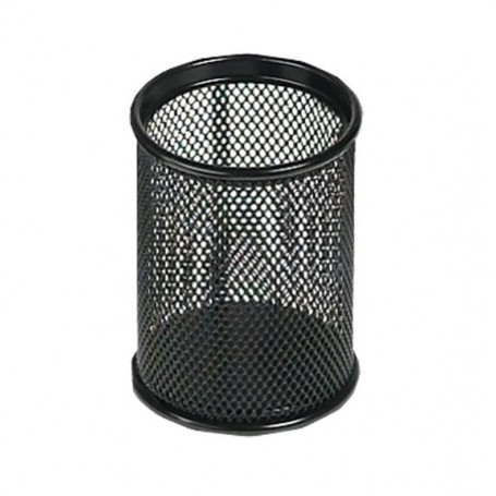 PORTA PENNE METALLO NERO 