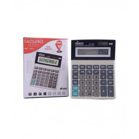 CALCOLATRICE 12 CIFRE DA TAVOLO 