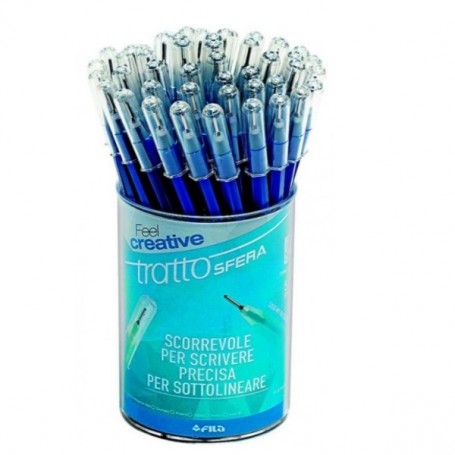 TRATTO PEN 0.5MM BLU CF.50 