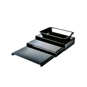 ALZATA DA BANCO 3 PIANI LATO CORTO NERA 