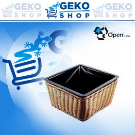 CESTO QUADRATO C/INSERTO  6.5 LT 