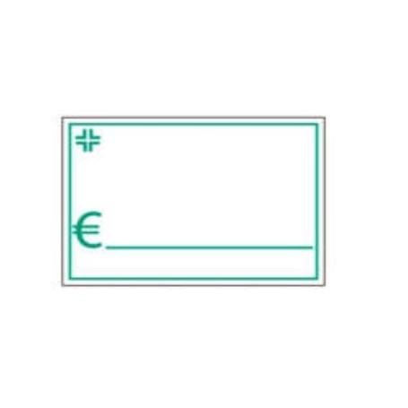 SEGNAPREZZI 9X7 HCM FARMACIA CF.25 CON PINZA A MOLLA ASTA 50MM