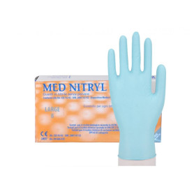 GUANTI NITRILE BLU L PZ.100 