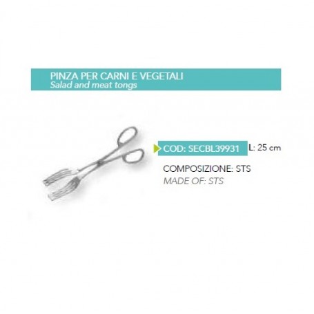 PINZA PER CARNI/VEGETALI IN STS 25CM 