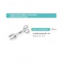 PINZA PER CARNI/VEGETALI IN STS 25CM 