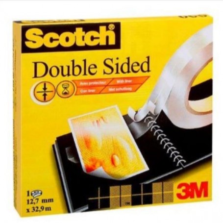 SCOTCH 665/126D BIADESIVO 12X33 