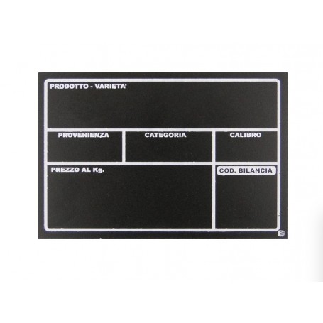 LAVAGNA NERA PPL 150X110 CF.25 ORTOFRUTT 