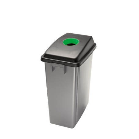 GETTACARTE CON FORO SUPERIORE VERDE CAPACITA' 60 LITRI