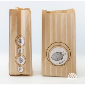 SACCHETTO POLLO 45+25 20+8X36 PZ.500 CARTA 45 + POLIPROPILENE 25