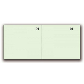 BLOCCO NUMERATO GIALLO 100 FF 