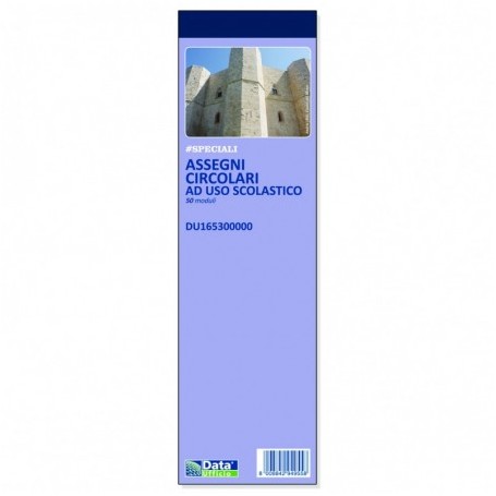 ASSEGNO CIRCOLARE AD USO SCOLASTICO 