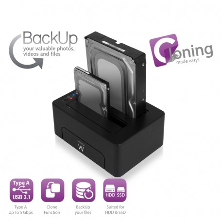 DOCKING STATION USB3.1 HDD/SSD SATA 