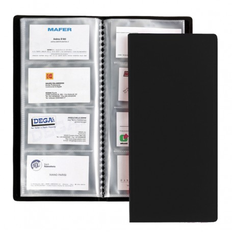 PORTA BIGLIETTI DA VISITA 20 BS NERO 