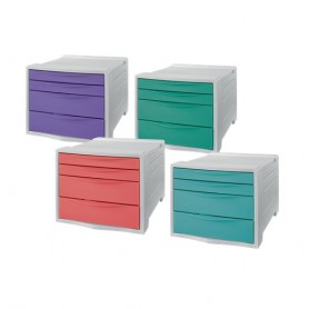 ESSELTE COLOUR'BREEZE CASSETTIERA 4 CASS 
