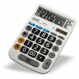 CALCOLATRICE TAVOLO 12 CIFRE TASTI GRAND 