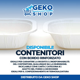 VASCHETTA 4 PORZIONI PET+CELL CF.230 235X185 H50MM BORDO RINFORZATO