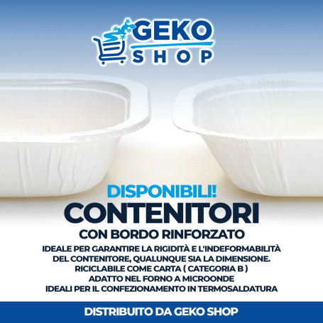 VASCHETTA 4 PORZIONI PET+CELL CF.280 235X185 H43MM BORDO RINFORZATO