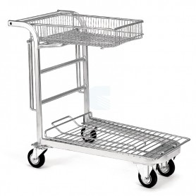 PIANETTA C/MANICO 4 RUOTE C/RIBALTA 