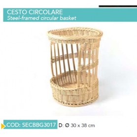 CESTO CIRCOLARE DIAM.30 X 38CM 