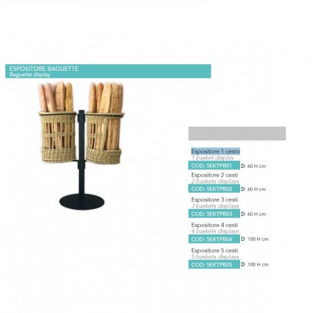 ESPOSITORE 1 CESTO ( SOLO STRUTTURA ) 