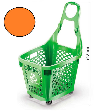 CESTO MAXI TYKO 4 RUOTE 2F+2M 66LT ARANC 